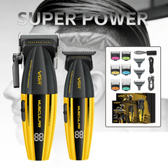 Professional 9000 RPM Master Clipper – Powder Metallurgy Precision Blade & 150 Minute High Performance Cordless System
