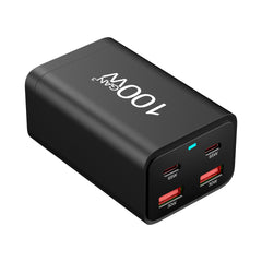 100W GaN3 Fast Charger — 4 Port Power Adapter (2×65W USB-C + 2×30W USB-A)