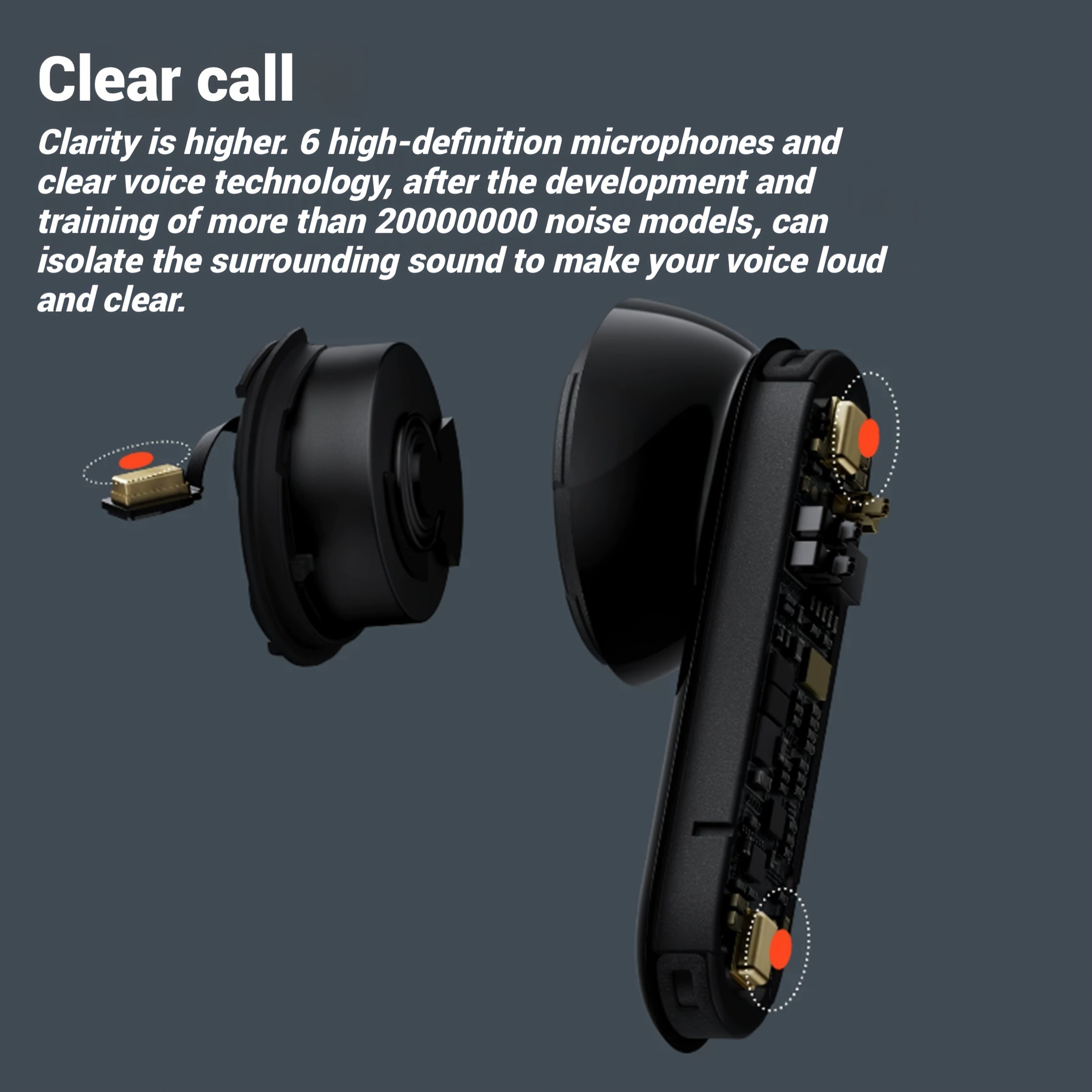 Noise Cancelling Wireless Earbuds – HiFi Sound with Smart ANC & Long Battery Life by Snagg An EarBud