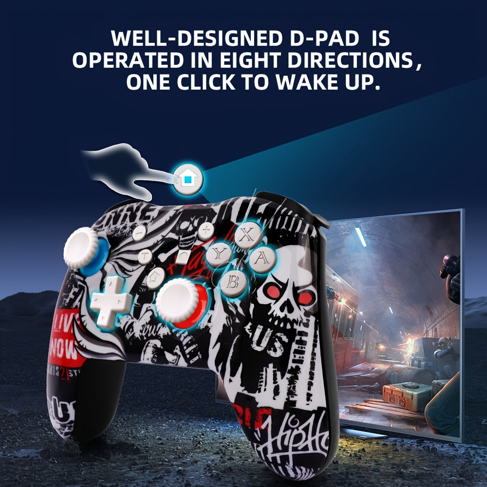 Camouflage Wireless Controller Compatible With Switch, Lite & OLED by Snagg A Game Controller