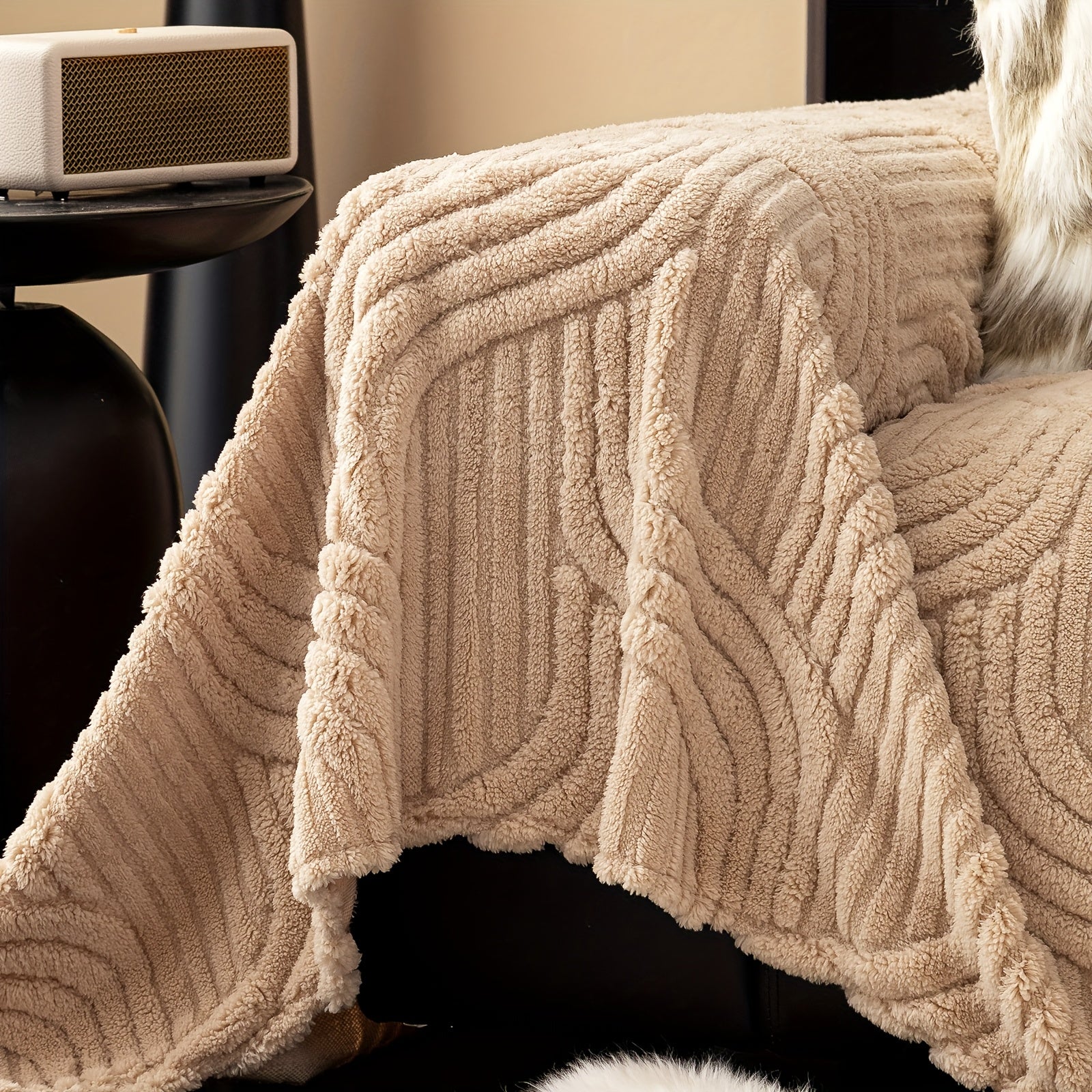 Oversized, Soft & Durable Plush Sofa Cover by Snagg A Sofa Cover