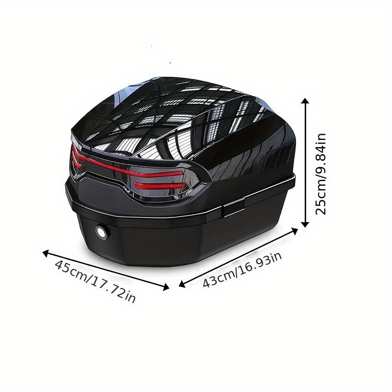 35L Motorcycle Top Case by Snagg A Storage Box