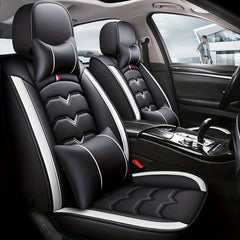 5 Seater PU Leather Car Seat Cover Set by Snagg A Seat Cover