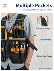 Adjustable Electrician Tool Vest by Snagg A Tool Vest