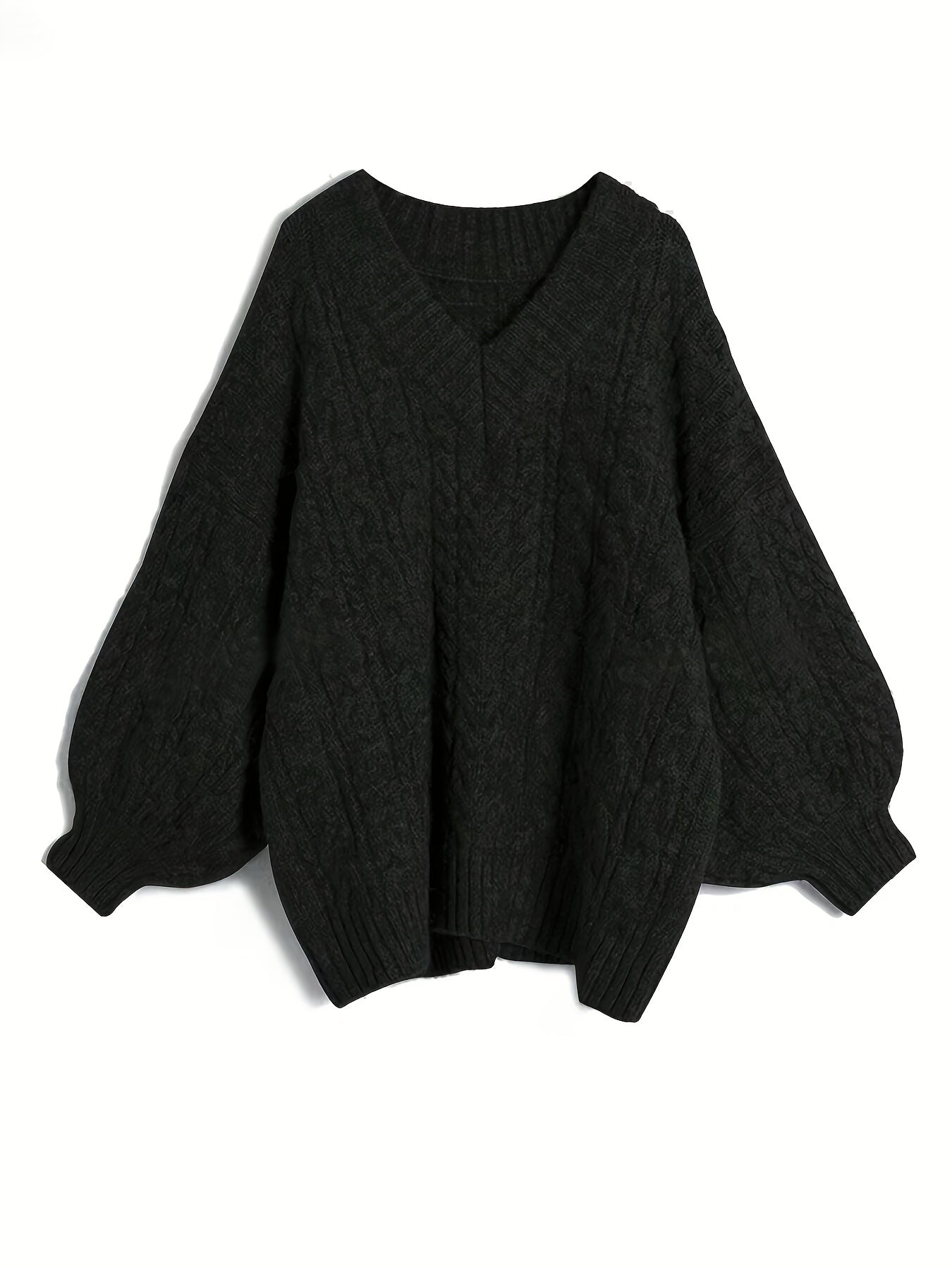 Plus Size Women’s V-Neck Sweater by Snagg A Top