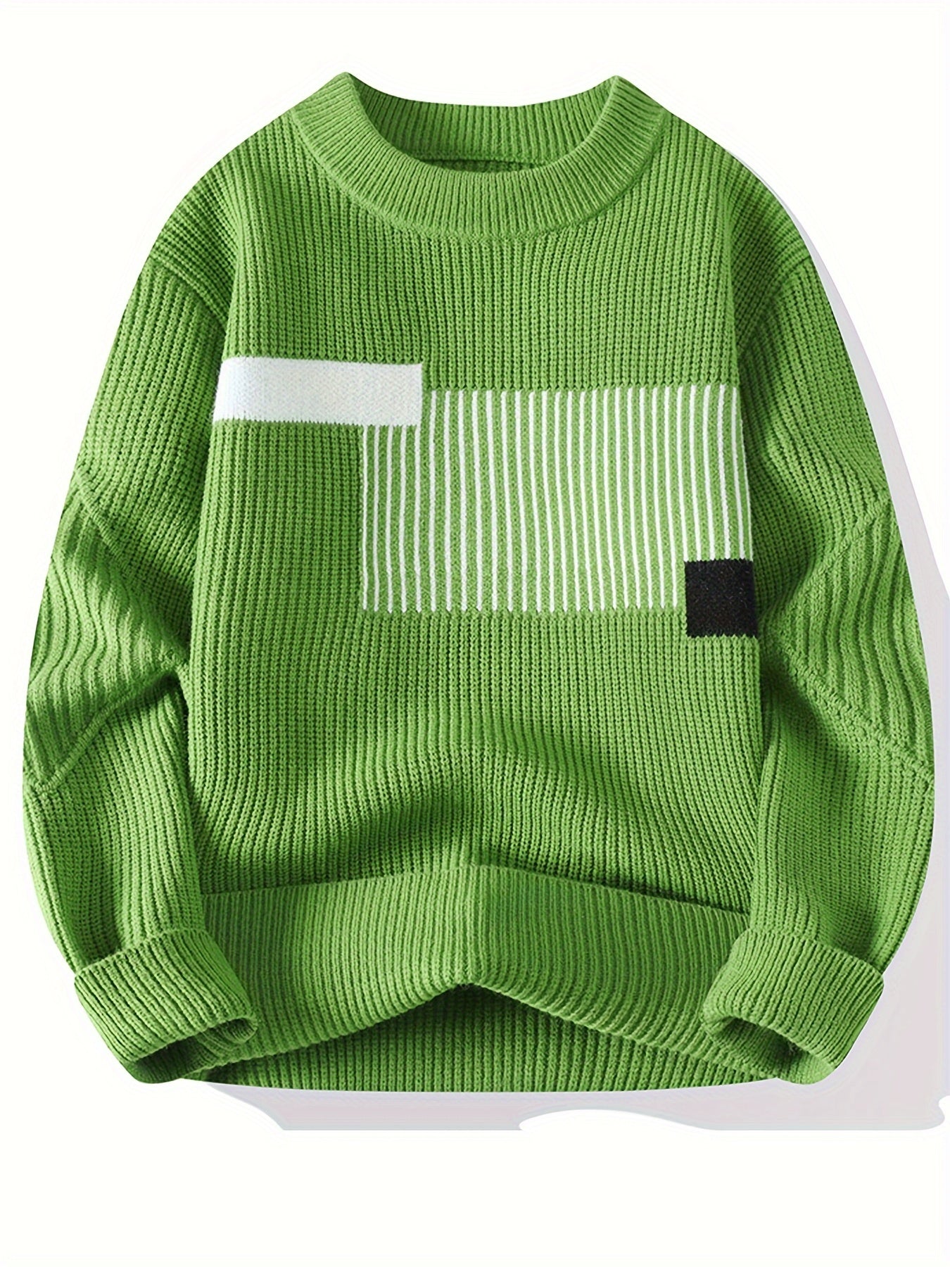 Men’s Geometric Pattern Sweater by Snagg A Jumper