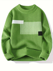 Men’s Geometric Pattern Sweater by Snagg A Jumper