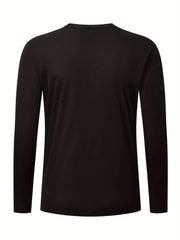 8pcs Men’s Long Sleeve Athletic Shirts – Multi-Color Quick-Dry Training Tops - SnaggIt
