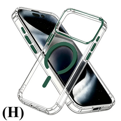 Ultra Slim Luxury Magnetic Case – iPhone 17 Series - H - Green / iPhone17 Pro - Phone Cases & Covers