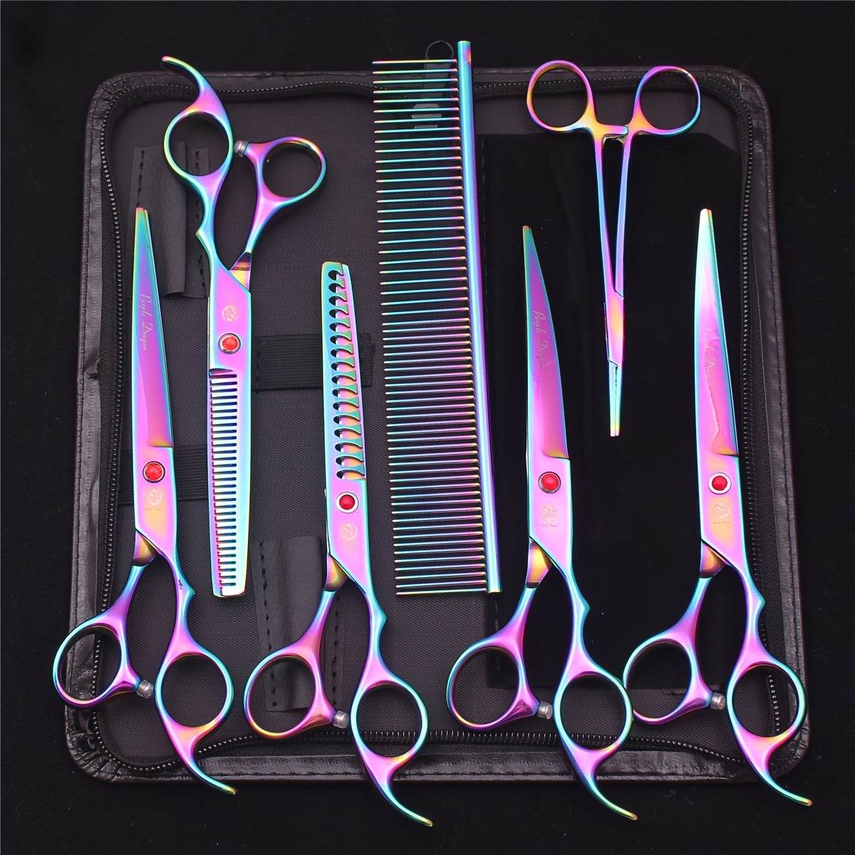 7pcs Professional Pet Grooming Scissors Set - SnaggIt