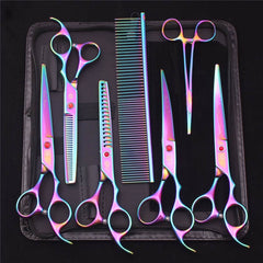 7pcs Professional Pet Grooming Scissors Set - SnaggIt