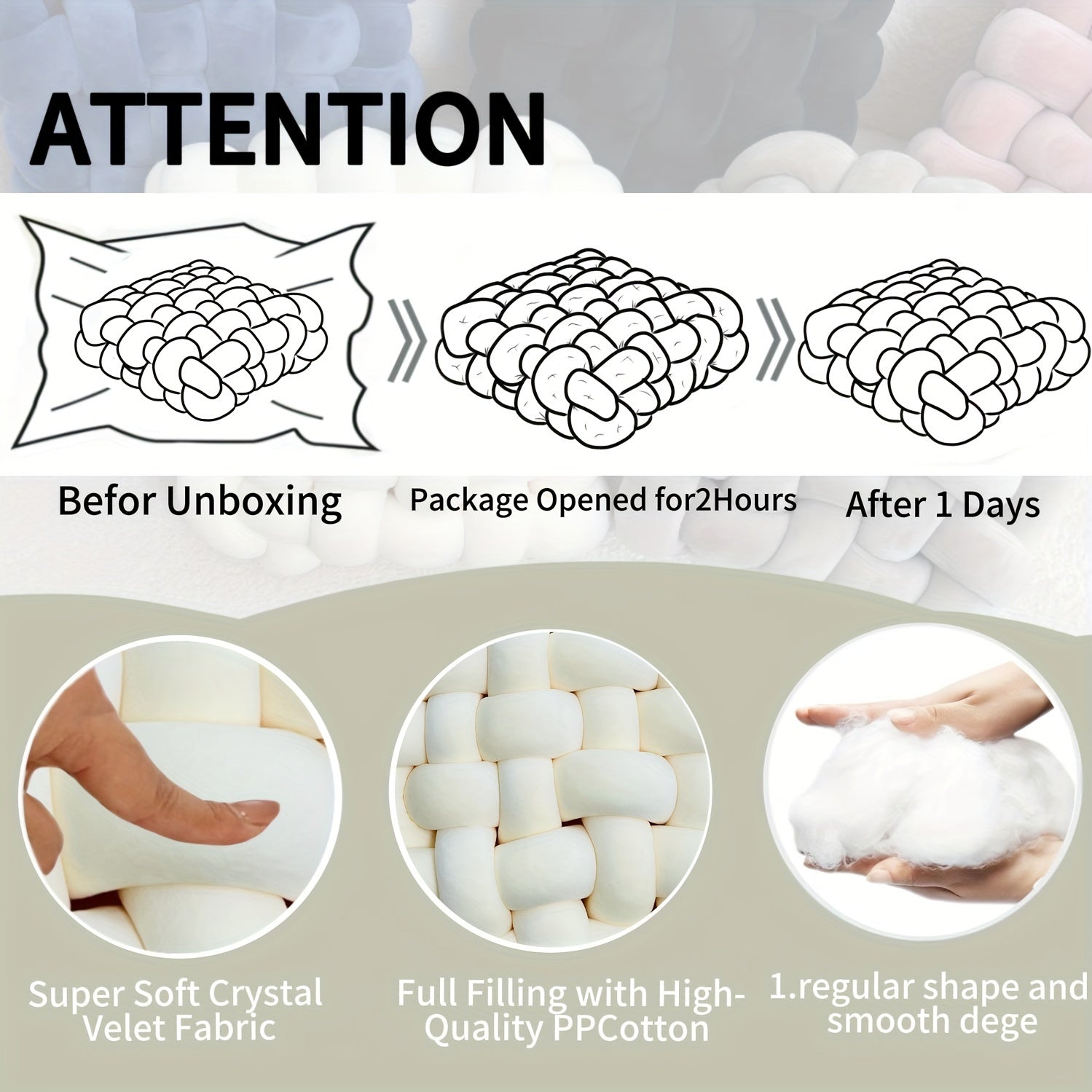 2pcs Knot Throw Pillow Set by Snagg A Cushion