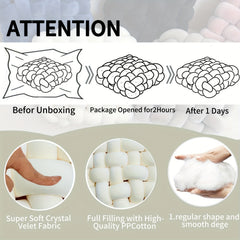2pcs Knot Throw Pillow Set by Snagg A Cushion