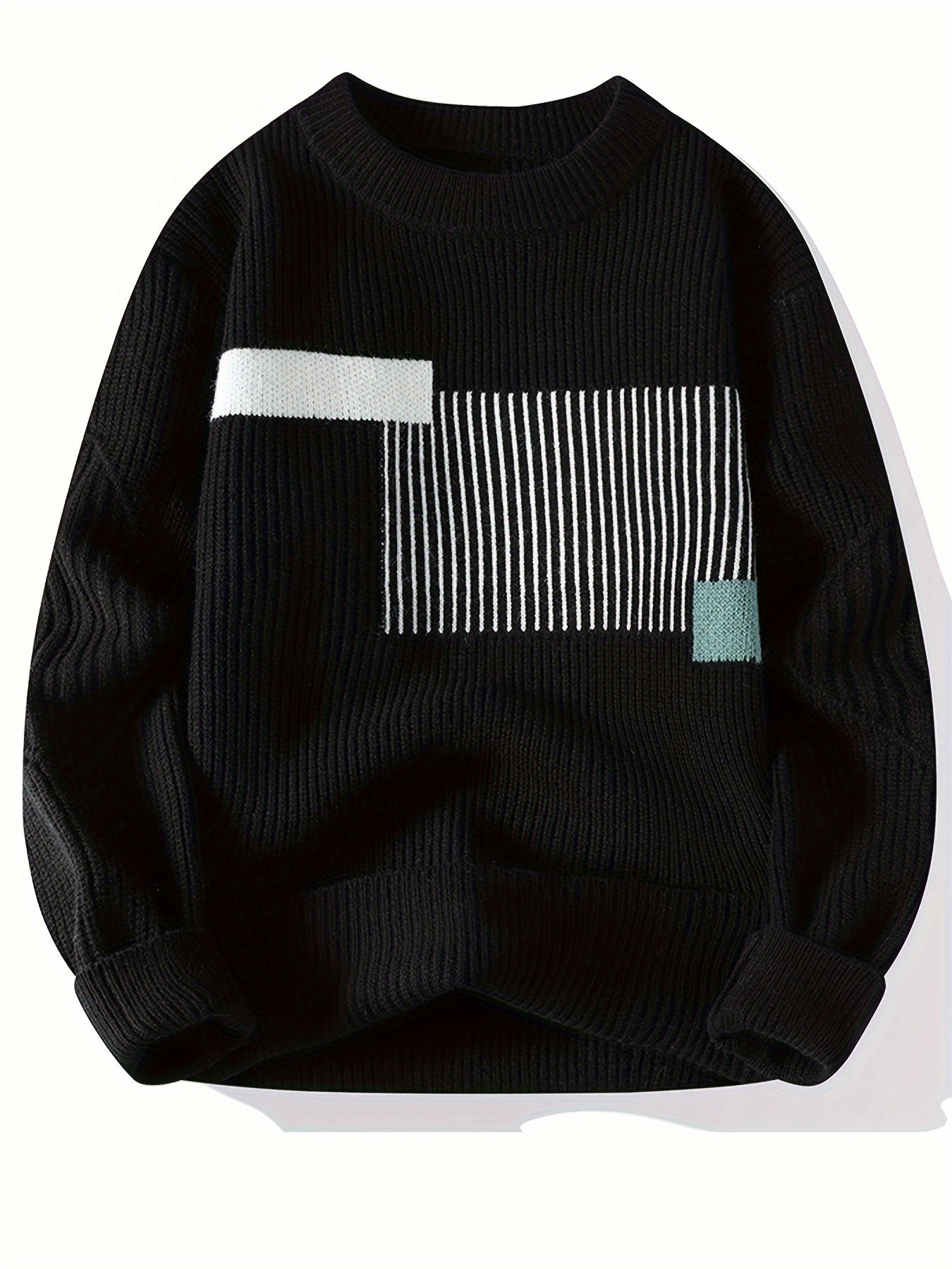 Men’s Geometric Pattern Sweater by Snagg A Jumper