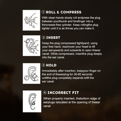 500pcs Reusable PU Earplugs for Noise Reduction & Hearing Protection by Snagg An Earplug