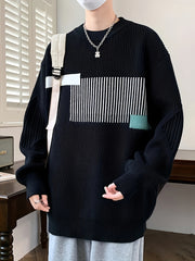 Men’s Geometric Pattern Sweater by Snagg A Jumper