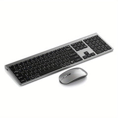 Ultra Thin Wireless Keyboard & Mouse Set Design with Multi Device Bluetooth Connectivity by Snagg A Keyboard