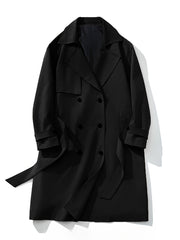 Men’s Solid Overcoat with Lapel & Pockets by Snagg A Coat