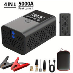 150PSI Portable Car Jump Starter with Air Compressor by Snagg A Jump Starter