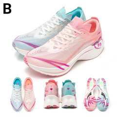Ultralight Bounce Trainers Marathon Running Shoes With Carbon Plate