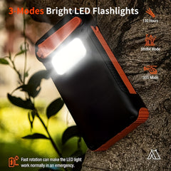 43800mAh Solar Power Bank with Built-in Charging Cable by Snagg A Power Bank