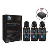 9H+ Nano Ceramic Coating 3-Piece Car Detailing Kit – Long-Lasting High Gloss Anti-Scratch Polish