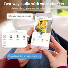 1080P Wireless Doorbell Camera HD Video with Two Way Audio, Motion Detection by Snagg A Doorbell Camera