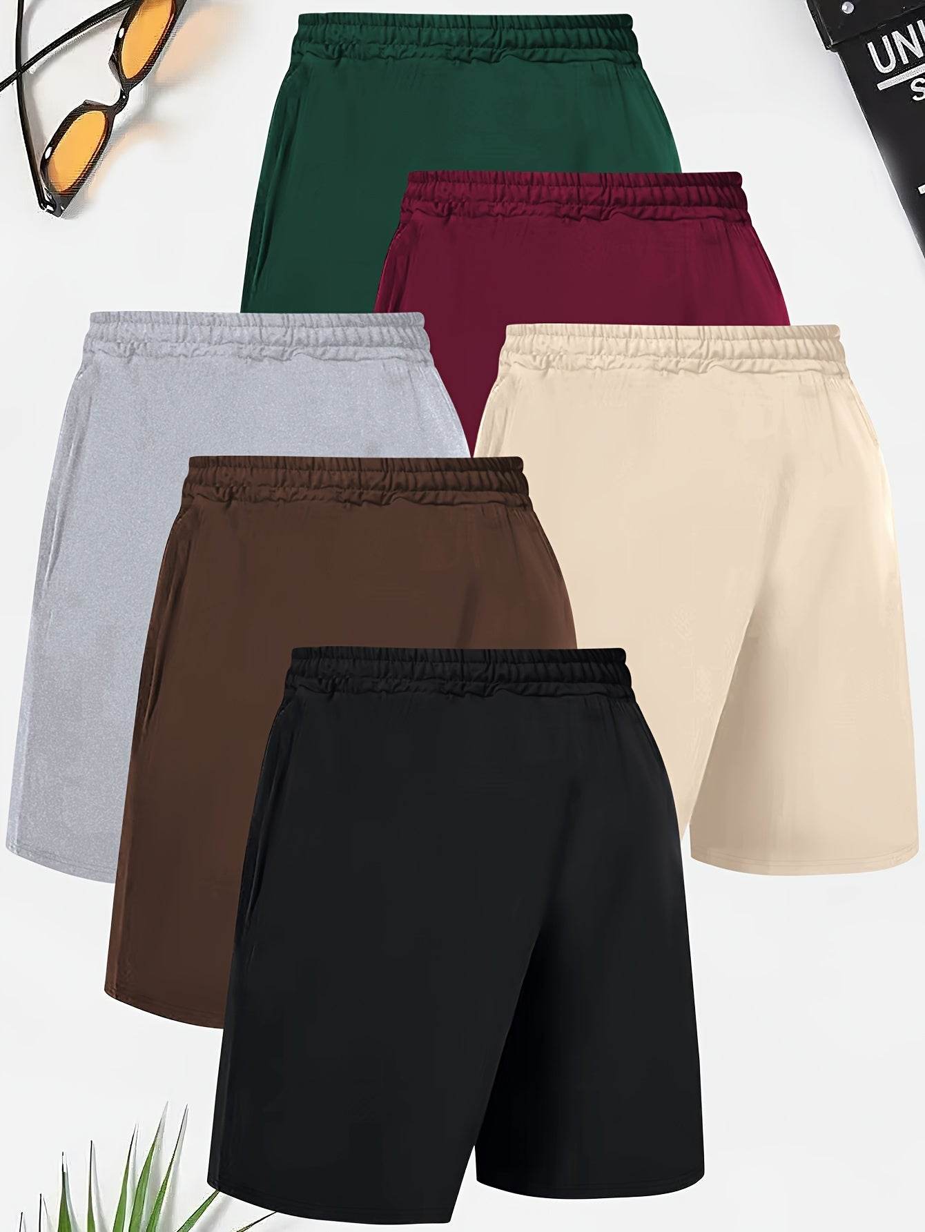 6pcs Men’s Summer Casual Jean-Style Shorts - SnaggIt