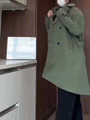 Men’s Elegant Double-Breasted Overcoat by Snagg A Coat