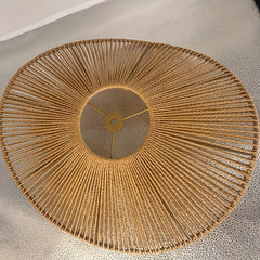 Retro Hemp Rope Chandelier Ceiling Lamp by Snagg A Ceiling Light