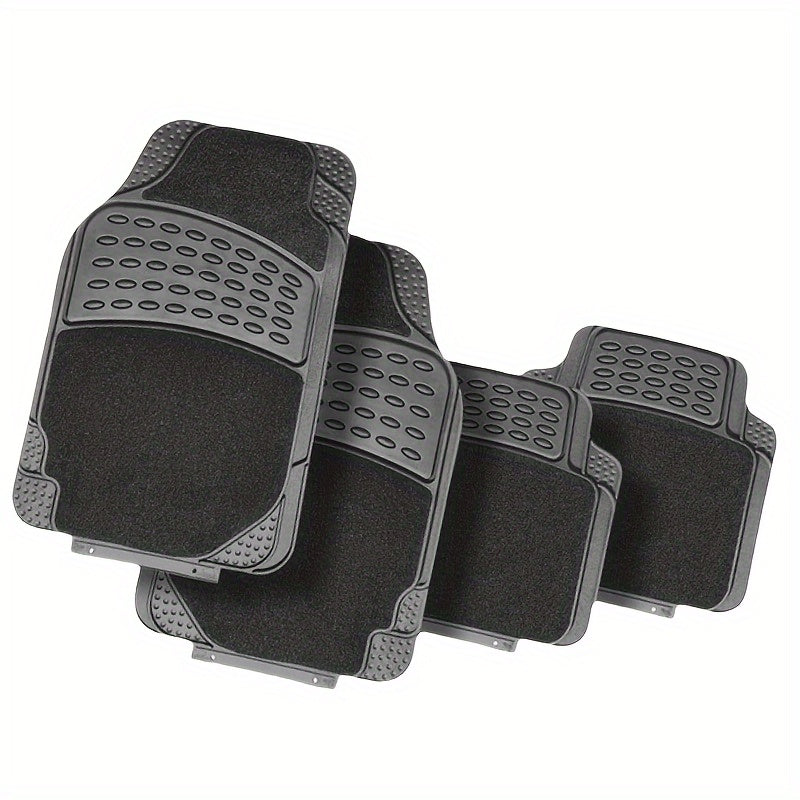 Universal PVC Car Floor Mats – 4pcs by Snagg A Floor Mat