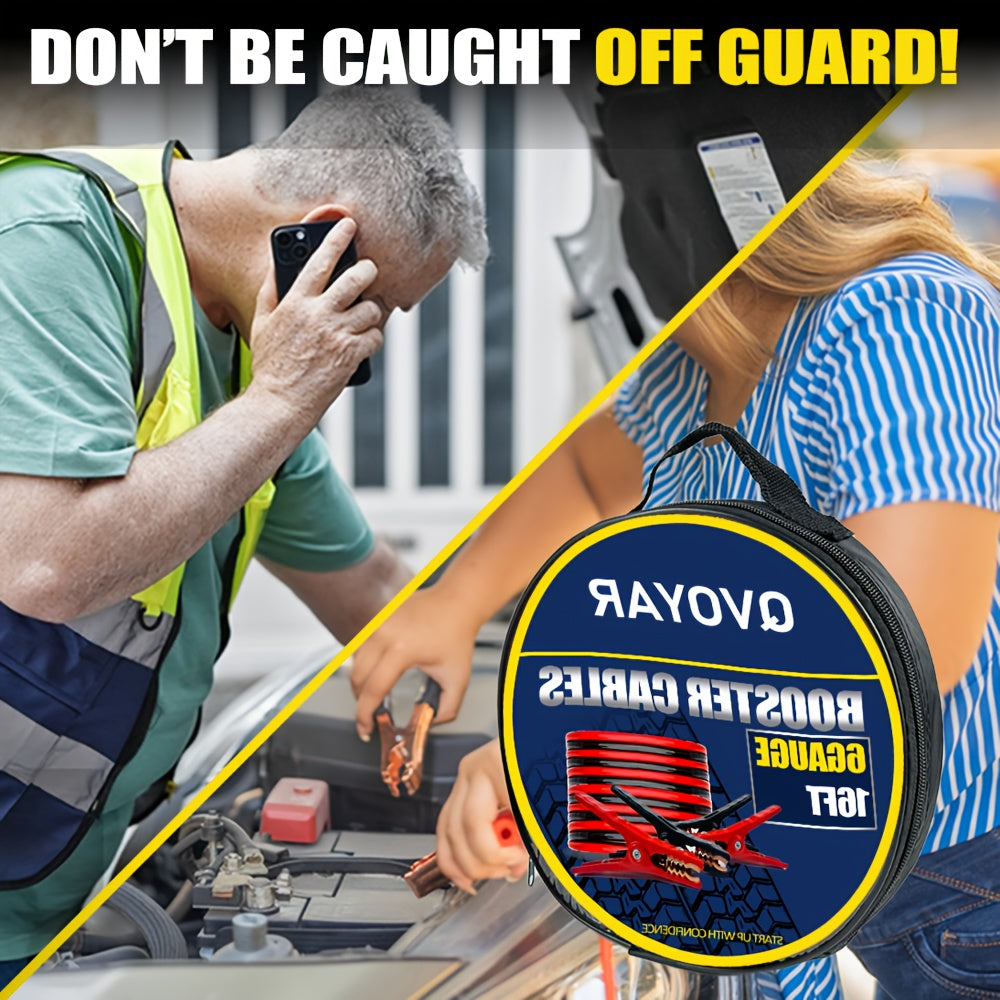 600A Heavy Duty Jumper Cables by Snagg A Jump Starter