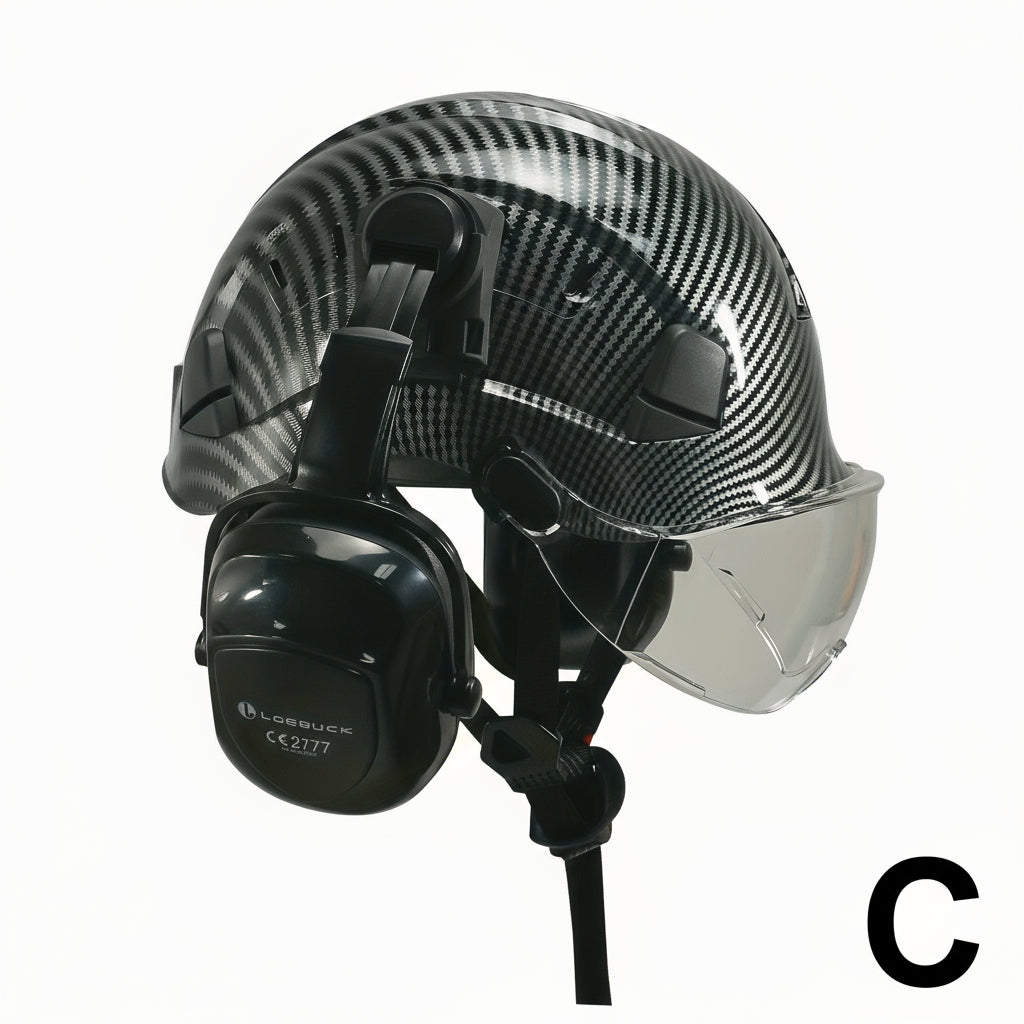 Carbon Fiber Pattern Safety Helmet by Snagg A Safety Helmet