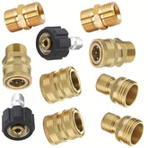 10pcs High Pressure Washer Adapter Set by Snagg A Fitter