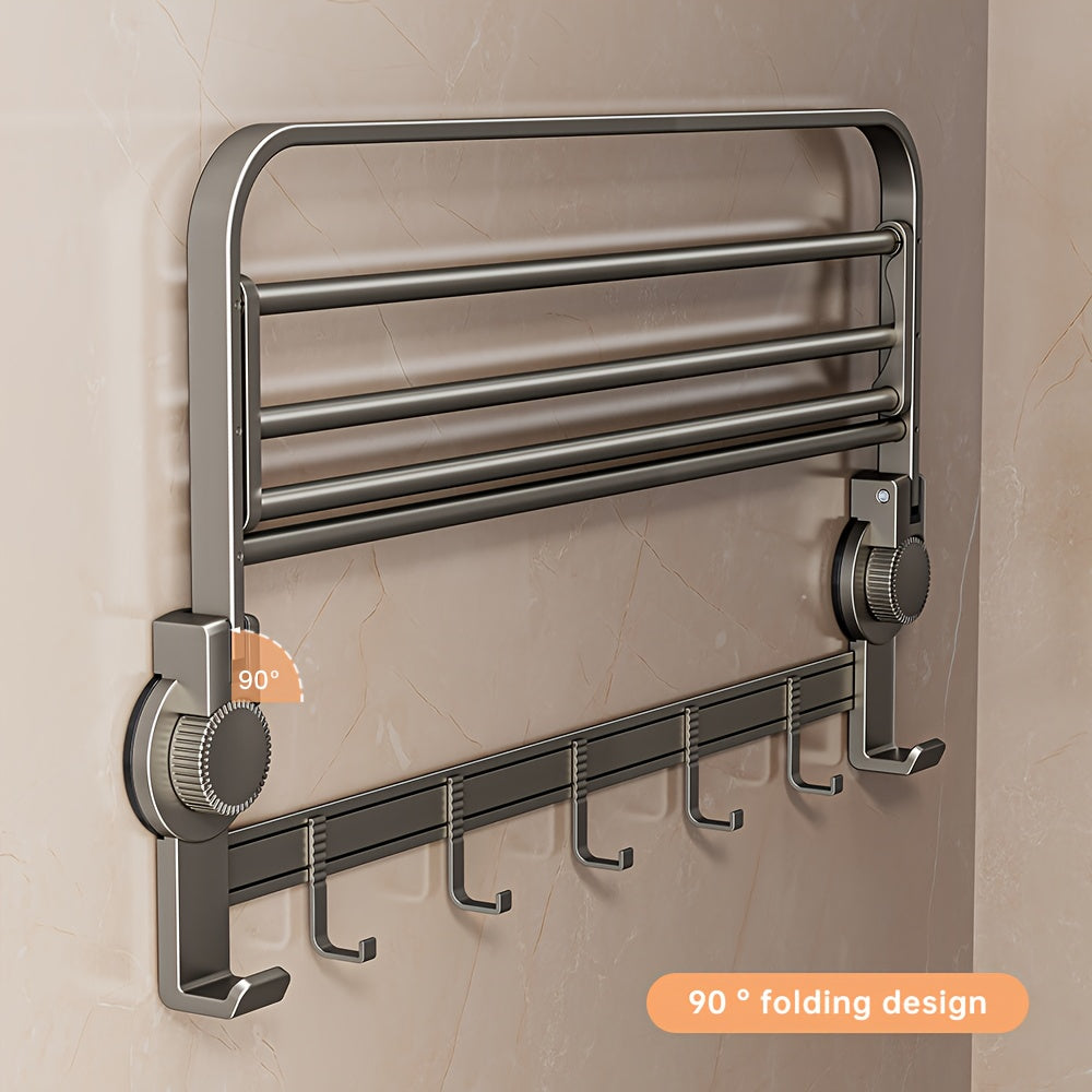 Wall-Mounted Towel Rack by Snagg A Rack