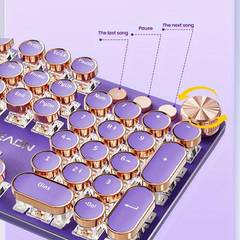 Retro Typewriter Mechanical Keyboard for PC & Laptop by Snagg A Keyboard