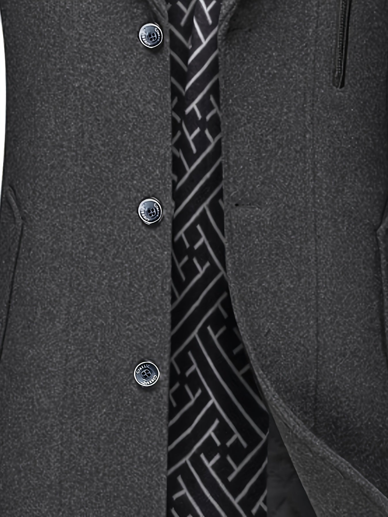 Men’s Sheep Tweed Coat with Scarf Collar by Snagg A Coat