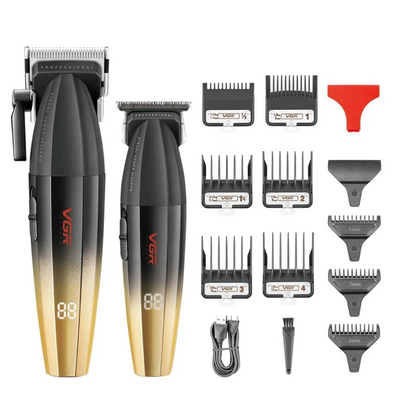 Professional 9000 RPM Master Clipper & DLC Precision Trimmer – Elite 300 Minute High-Performance Grooming Duo