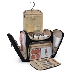 Women's Water-Resistant Makeup Bag – Large Capacity Toiletry & Cosmetic Travel Organiser