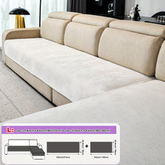 2pcs Yanmo Chenille L-Shaped Sofa Cover by Snagg A Sofa Cover