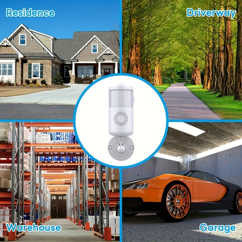 4 Pack Smart WiFi PIR Motion Sensors – Human Body Infrared Detectors with App Alerts by Snagg A Sensor Alarm