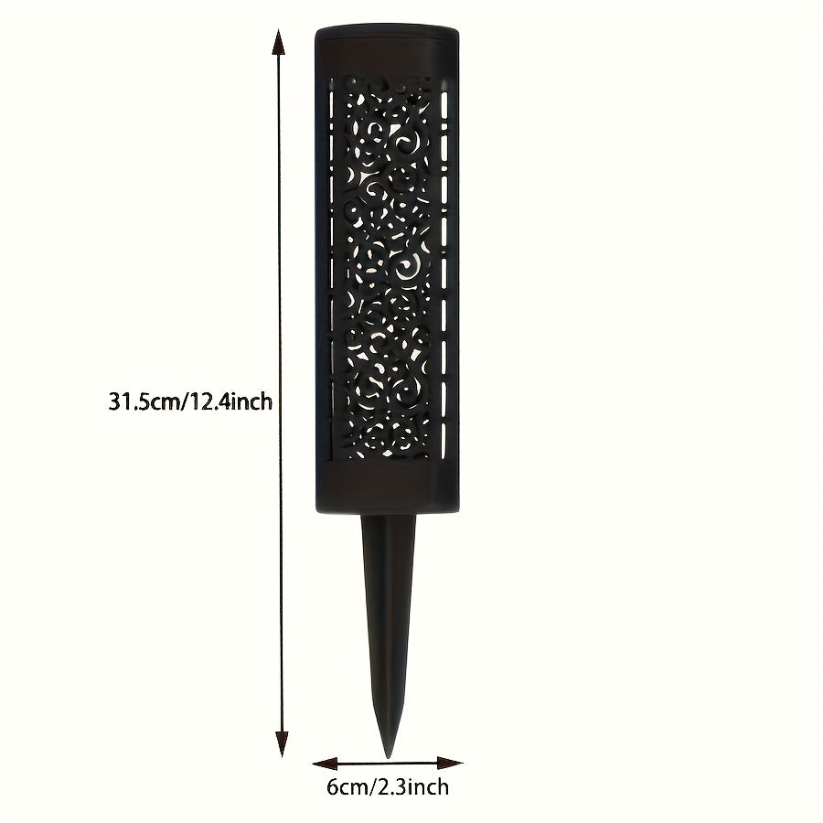 8pcs Hollow Round LED Solar Garden Path Lights by Snagg An Outdoor Light