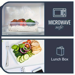 48pcs Airtight Food Storage Containers Set by Snagg A Container