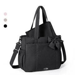 Multifunctional Diaper Bag – Large Capacity Mommy Handbag with Changing Mat & Stroller Organiser
