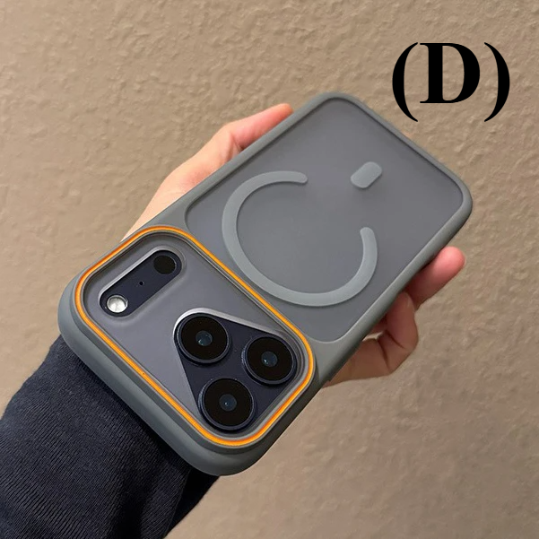 Matte MagSafe Translucent Frosted Shockproof Case – for iPhone 16 Series - D - Grey / Phone Cases & Covers