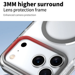 Luxury PE Striped Border MagSafe Phone Case – iPhone 15 Series - Cases & Covers