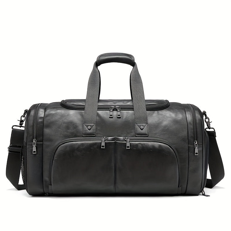 Vintage Brown Duffel Bag by Snagg It Bags