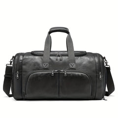 Vintage Brown Duffel Bag by Snagg It Bags