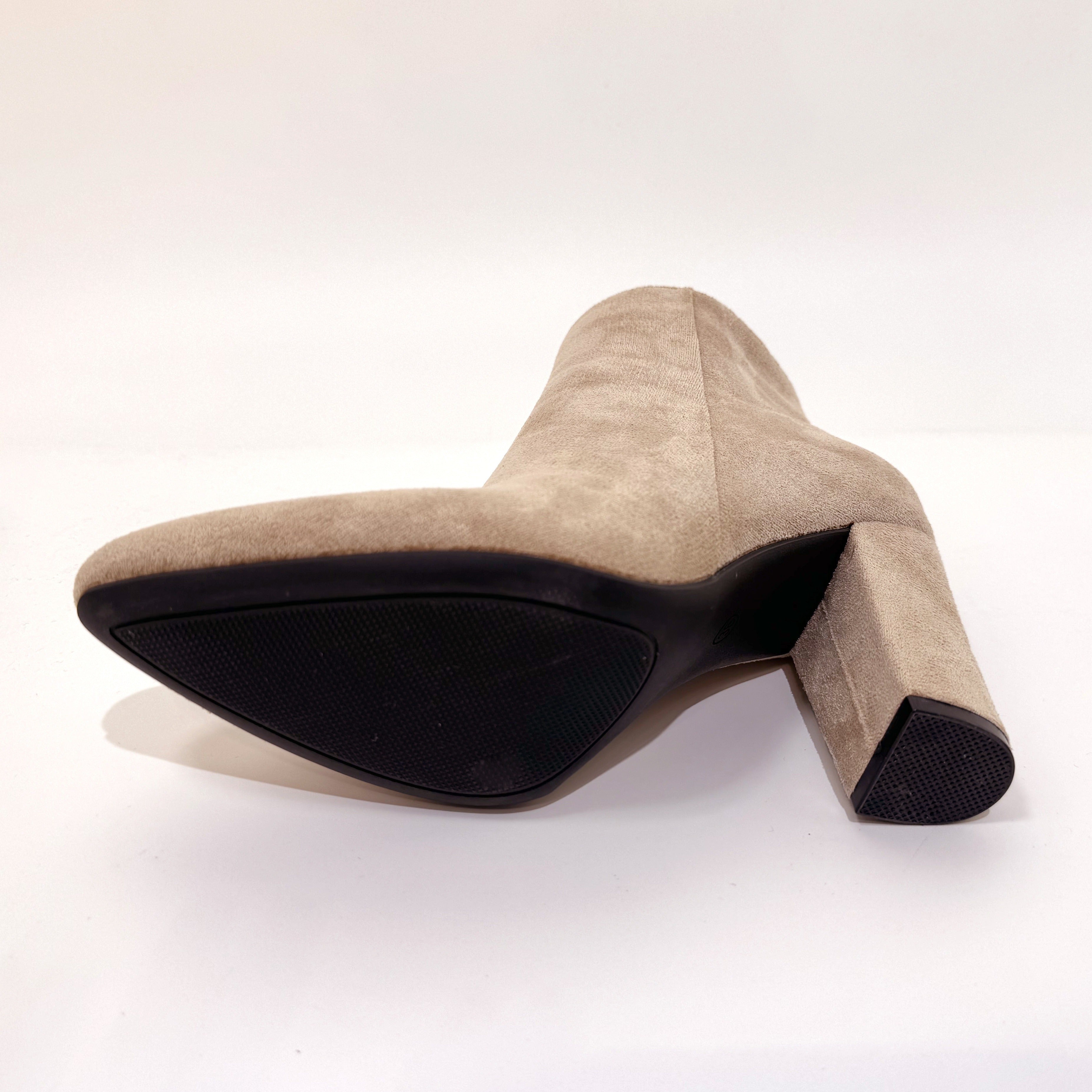 Women’s Minimalist Chunky Heel Ankle Boots by Snagg A Shoes