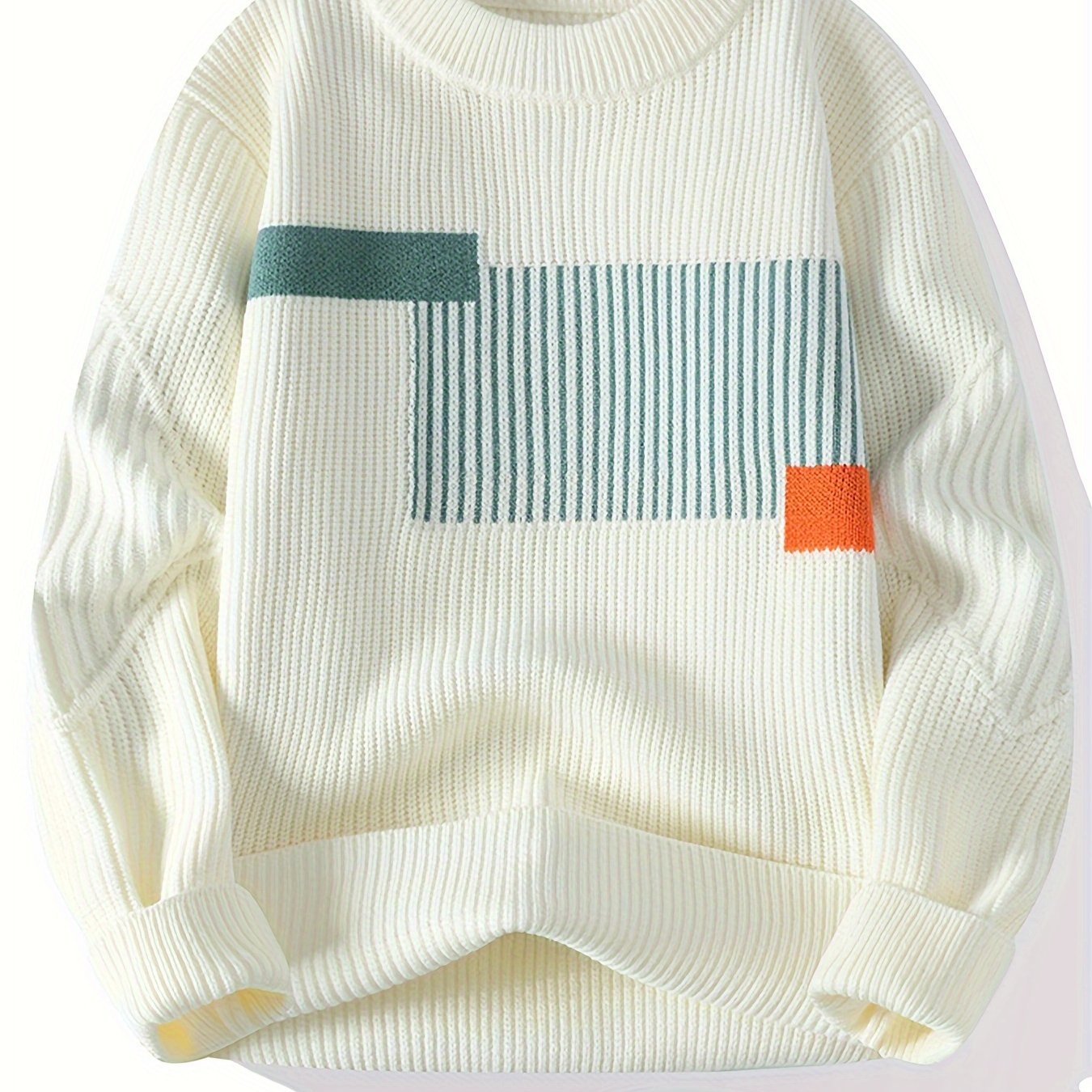 Men’s Geometric Pattern Sweater by Snagg A Jumper